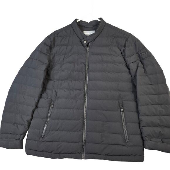Michael Kors Other - Michael Kors Puffer Down Jacket Men's Large Full Zip Pockets Winter Warm Black